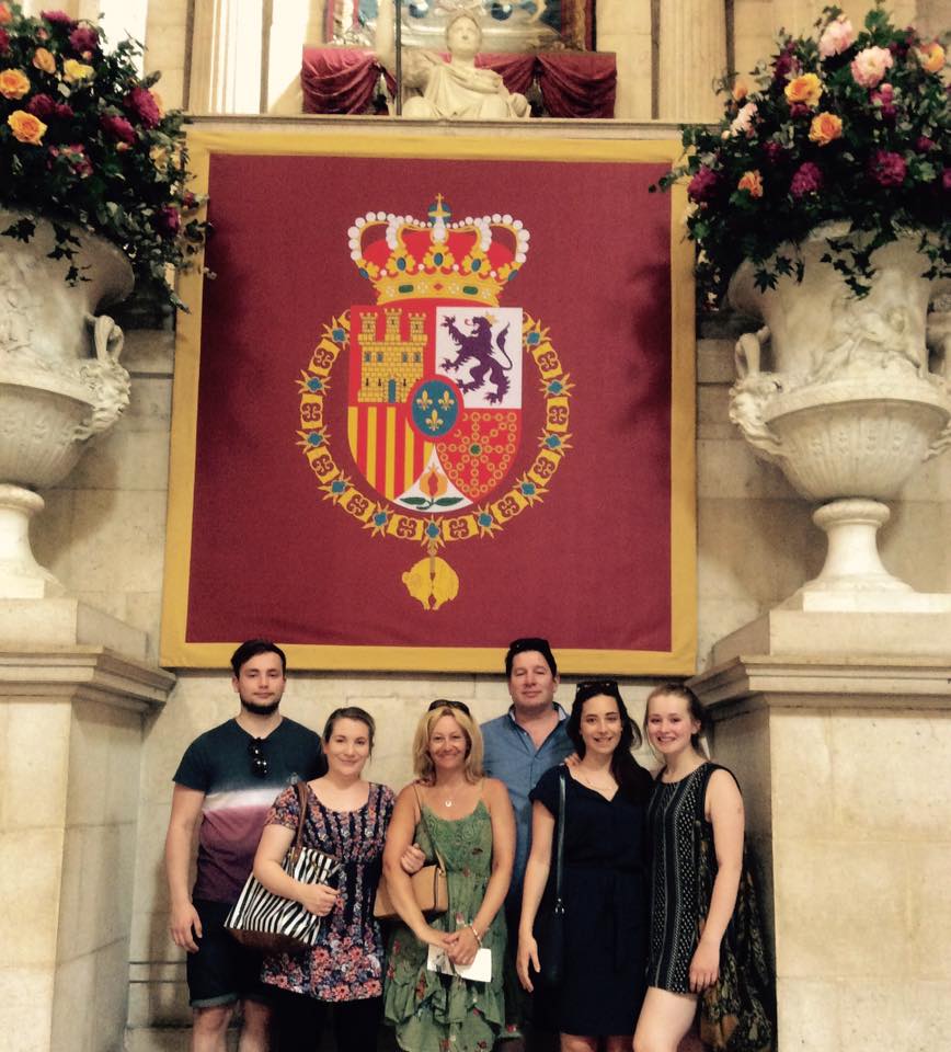 Haydn Royle family in Spain